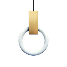 Modern Led Glass Ring Pendant Lamp Lighting For Living Room